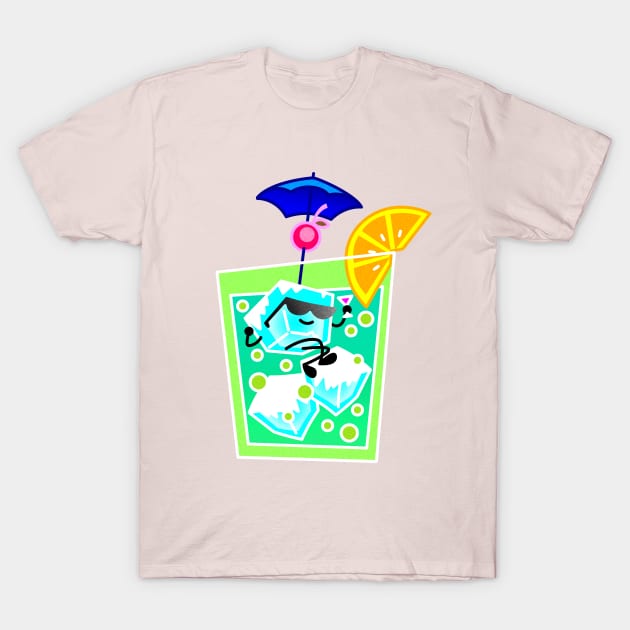 Cool Drink, but Hold the Straw T-Shirt by JPenfieldDesigns